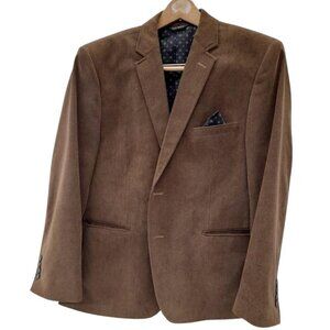 Marc Martin New York Brown Two Button Blazer Size 44 S